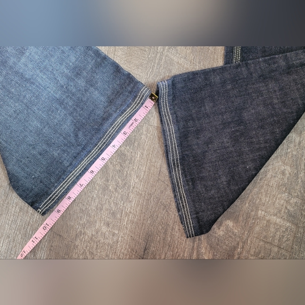 AG Adriano Goldschmied The Merlot Flare Jeans Womens 28 Dark Wash Low Rise Stret - Picture 11 of 12